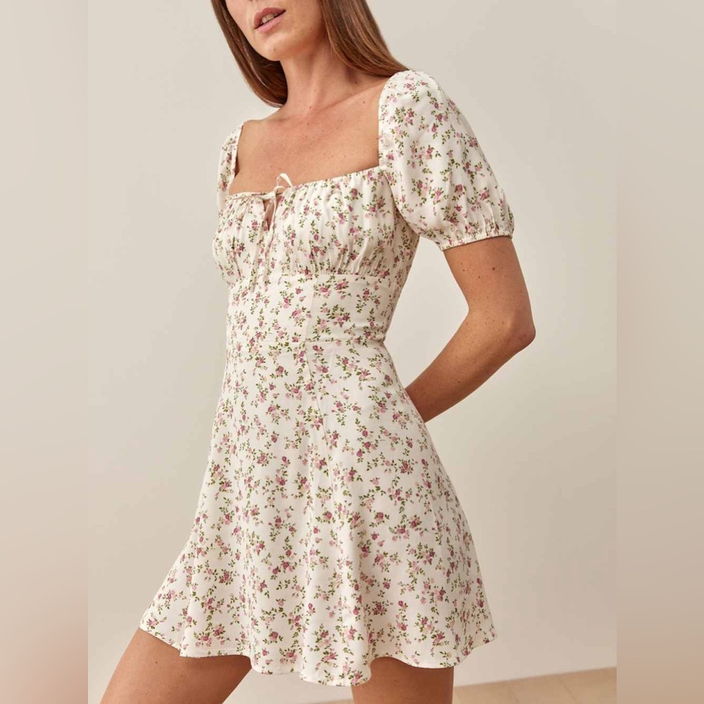 Reformation Corbin Boheme Floral Mini Dress, NWT Sz 12 (SOLD OUT ONLINE) Summer
